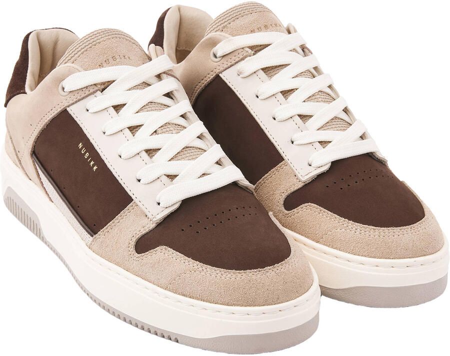 Nubikk Basket Courtside suède sneakers bruin beige - Foto 2