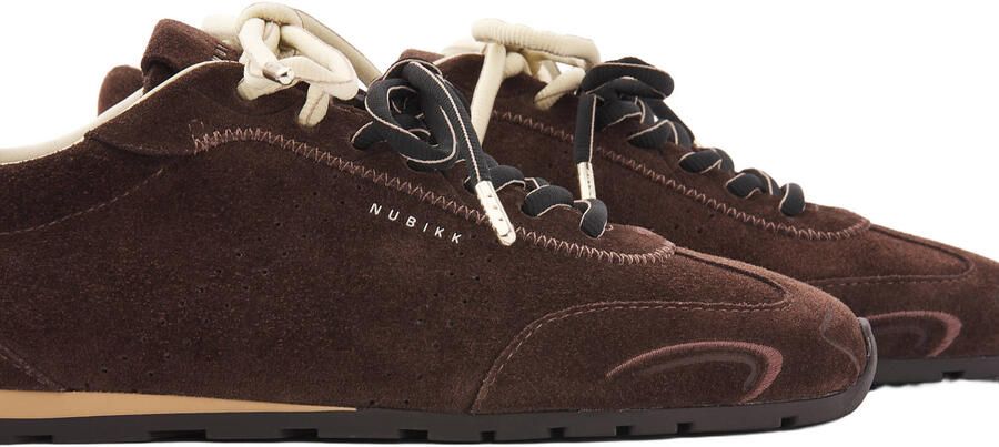 Nubikk Billy Lou II suède sneakers bruin - Foto 3