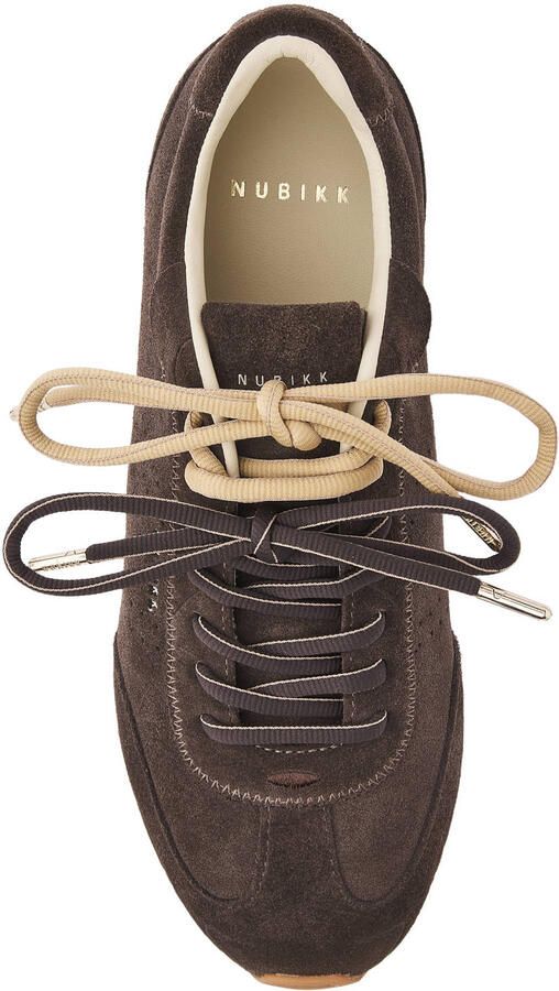 Nubikk Billy Lou II suède sneakers grijsbruin - Foto 2
