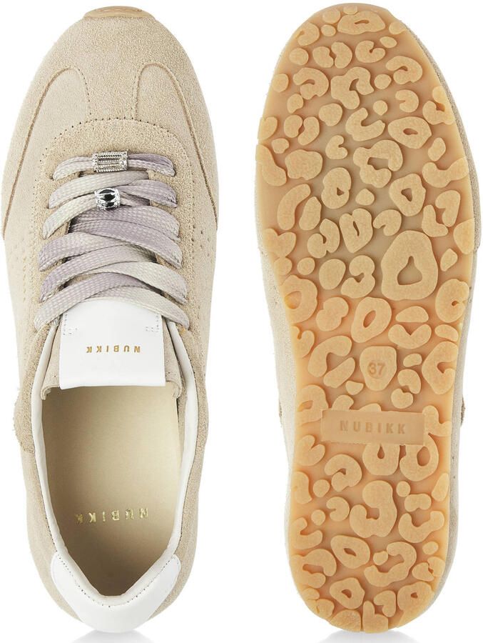 NUBIKK Lage Sneakers Dames Billy Lou Maat: 38 Materiaal: Suède Kleur: Beige - Foto 2