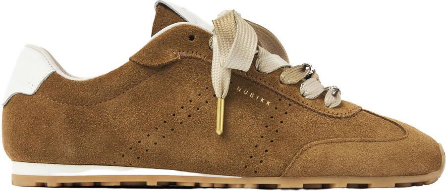NUBIKK Lage Sneakers Dames Billy Lou Maat: 36 Materiaal: Suède Kleur: Bruin