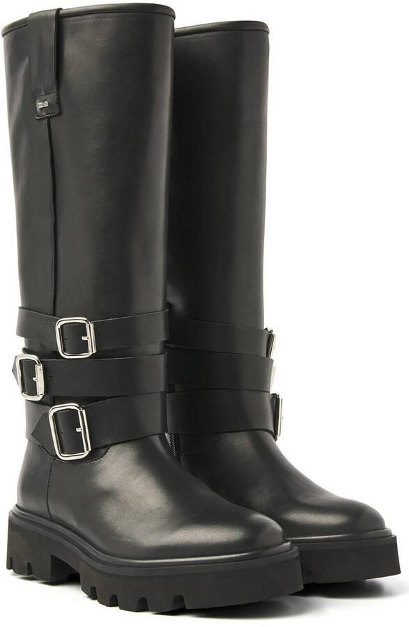 NUBIKK Hoge Laarzen Dames Frankie Lynn Maat: 41 Materiaal: Leer Kleur: Zwart - Foto 4