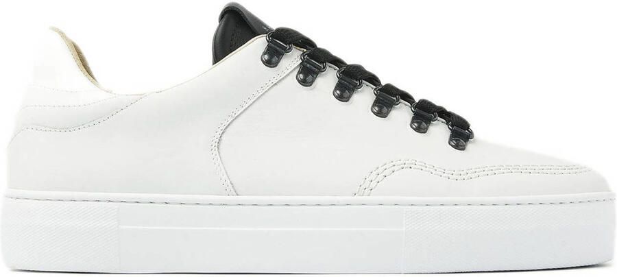 NUBIKK Lage Sneakers Heren Jagger Roman Maat: 43 Materiaal: Leer Kleur: Wit