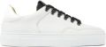 NUBIKK Lage Sneakers Heren Jagger Roman Leer Wit - Wit