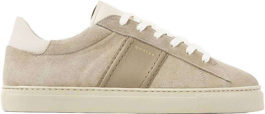 NUBIKK Lage Sneakers Heren Jase Morris Maat: 45 Materiaal: Leer Kleur: Beige