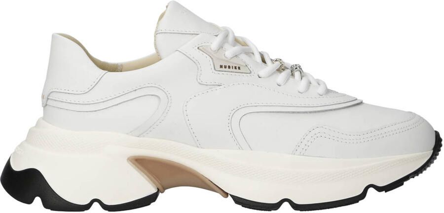 Nubikk leren sneakers chunky ecru