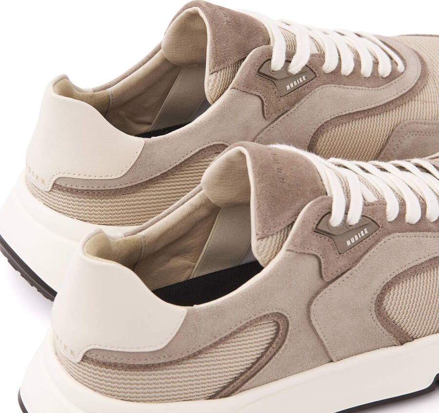 NUBIKK Lage Sneakers Heren Luca Noa Men Maat: 41 Materiaal: Suède Kleur: Taupe - Foto 2
