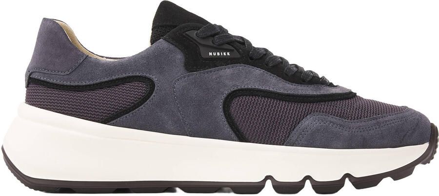 NUBIKK Lage Sneakers Heren Luca Noa Men Maat: 42 Materiaal: Textiel Kleur: Grijs