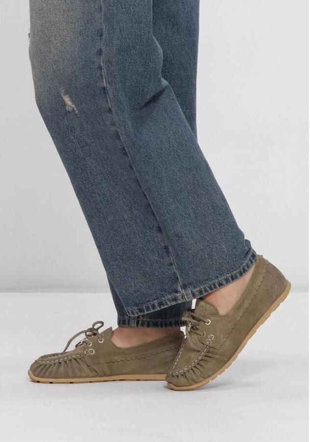 NUBIKK Mocassins Dames Riley Jade Maat: 39 Materiaal: Suède Kleur: Taupe - Foto 6