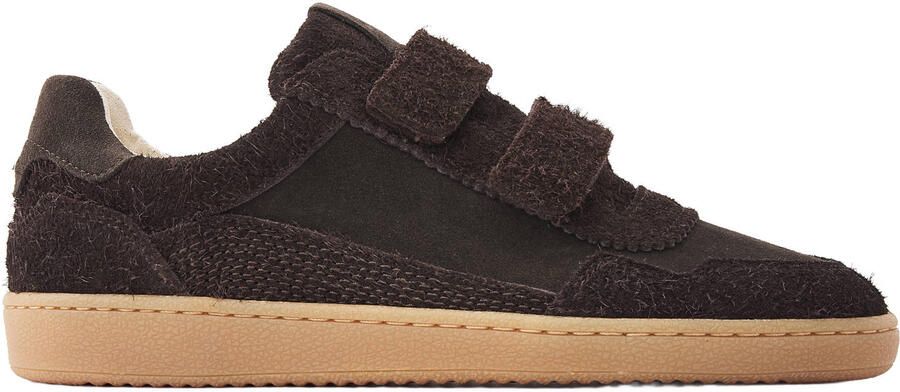 Nubikk Ray Venti suède sneakers donkerbruin