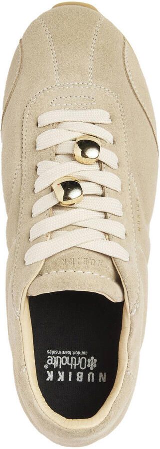 NUBIKK Lage Sneakers Dames Riley Rush Maat: 41 Materiaal: Suède Kleur: Beige - Foto 3