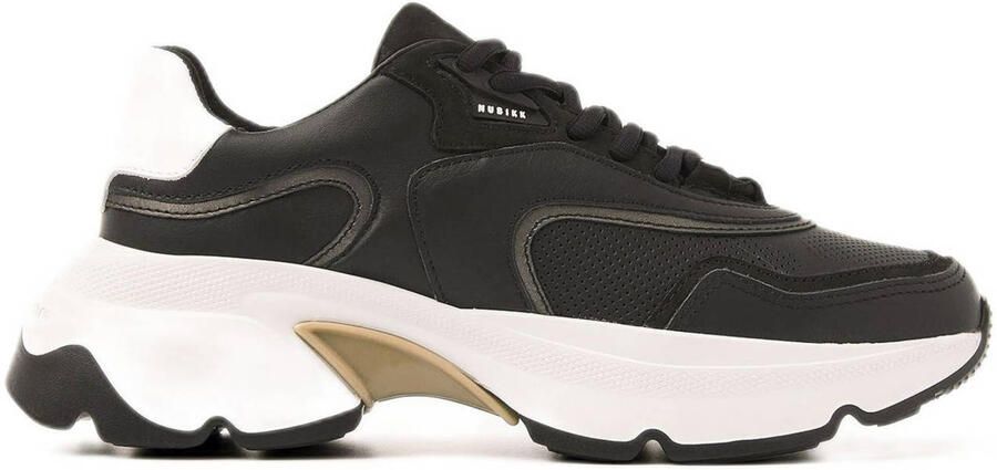 NUBIKK Lage Sneakers Dames Ross Noa Maat: 41 Materiaal: Leer Kleur: Zwart - Foto 3