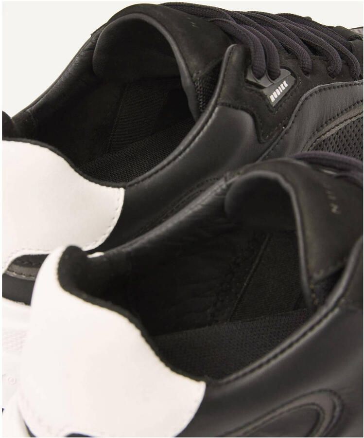 NUBIKK Lage Sneakers Dames Ross Noa Maat: 41 Materiaal: Leer Kleur: Zwart