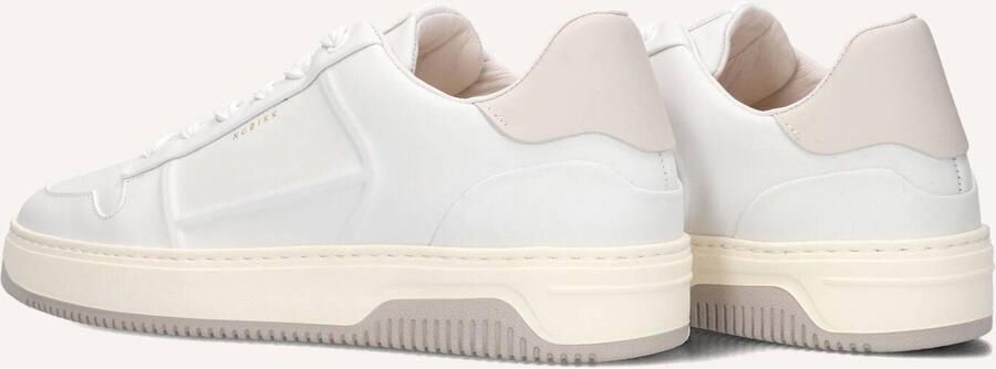 NUBIKK Lage Sneakers Heren Basket Cole Mena Leer Wit - Foto 3