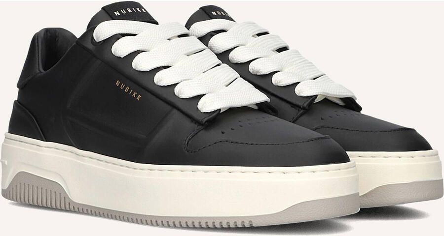 NUBIKK Lage Sneakers Dames Basket Cole Leer Zwart - Foto 3