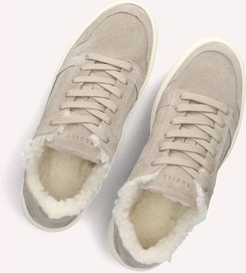 NUBIKK Lage Sneakers Dames Basket Teddy Maat: 37 Materiaal: Suède Kleur: Grijs - Foto 2