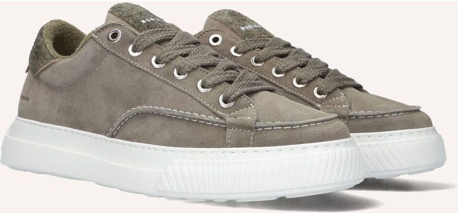 NUBIKK Lage Sneakers Heren Caldera Tora Suède Groen