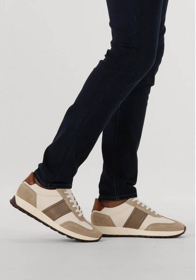 NUBIKK Lage Sneakers Heren Glen Hendrix Maat: 41 Materiaal: Leer Kleur: Beige