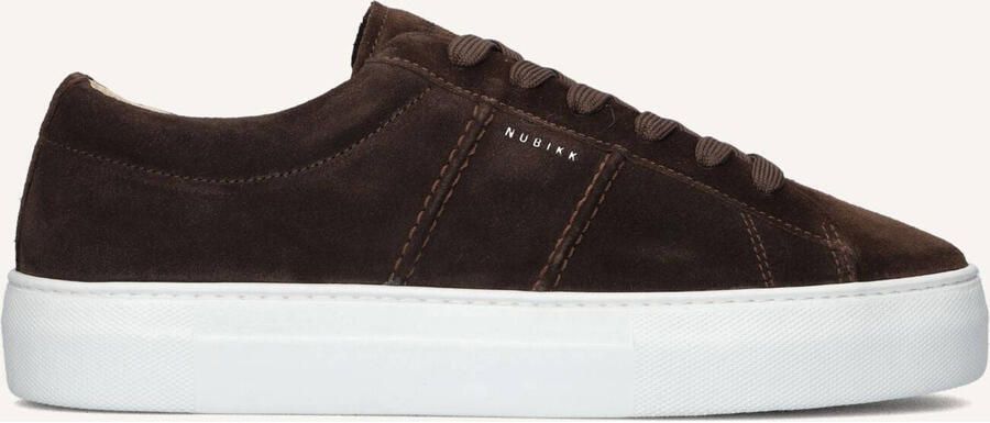 NUBIKK Lage Sneakers Heren Jagger Morris Suède Bruin
