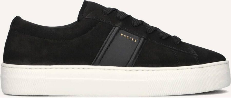 NUBIKK Lage Sneakers Heren Jagger Morris Nolan Nubuck Zwart
