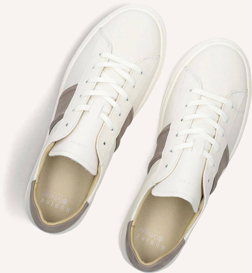 NUBIKK Lage Sneakers Heren Jase Morris Leer Wit - Foto 2