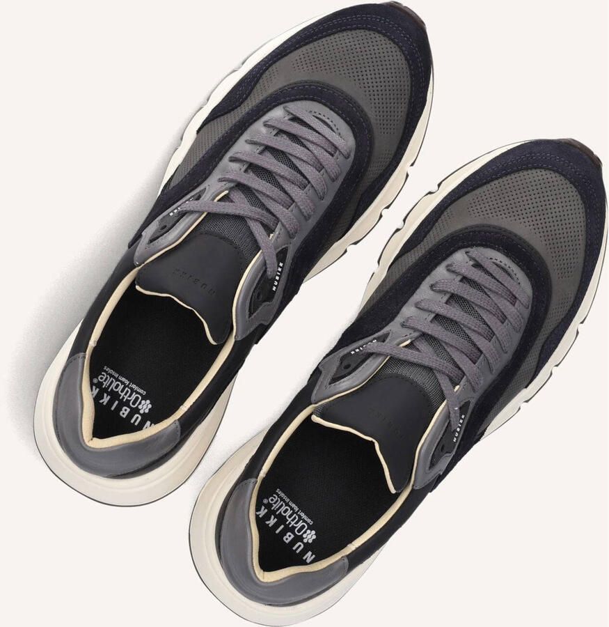 NUBIKK Lage Sneakers Heren Luca Noa Men Leer Blauw - Foto 2