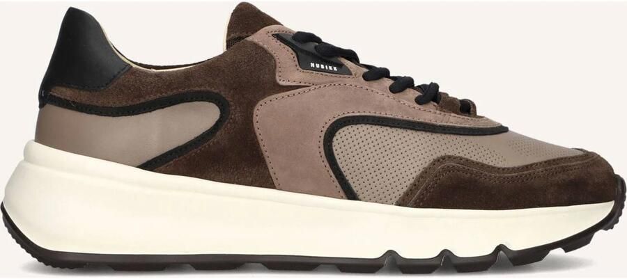 NUBIKK Lage Sneakers Heren Luca Noa Men Maat: 45 Materiaal: Suède Kleur: Bruin