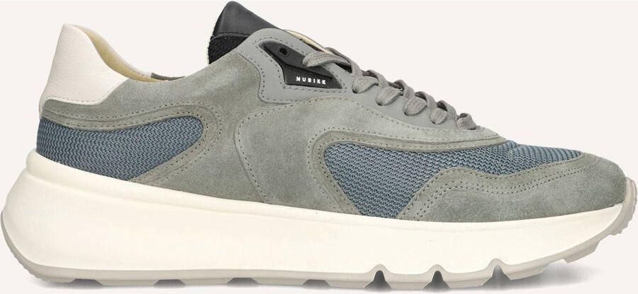 NUBIKK Lage Sneakers Heren Luca Noa Men Maat: 42 Materiaal: Suède Kleur: Grijs