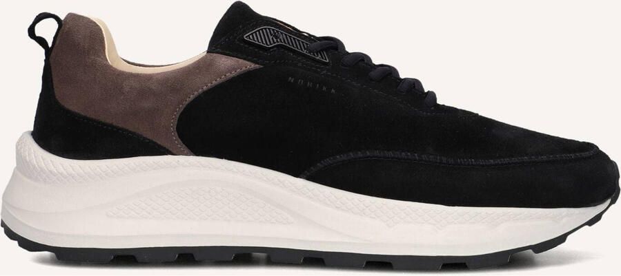 NUBIKK Lage Sneakers Dames Oberon Reese Maat: 44 Materiaal: Suède Kleur: Zwart