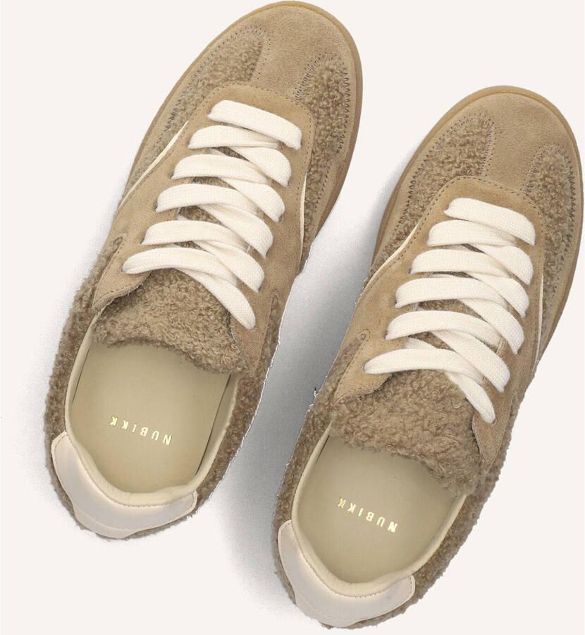 NUBIKK Lage Sneakers Dames Ray Owen Studs Teddy Beige - Foto 2