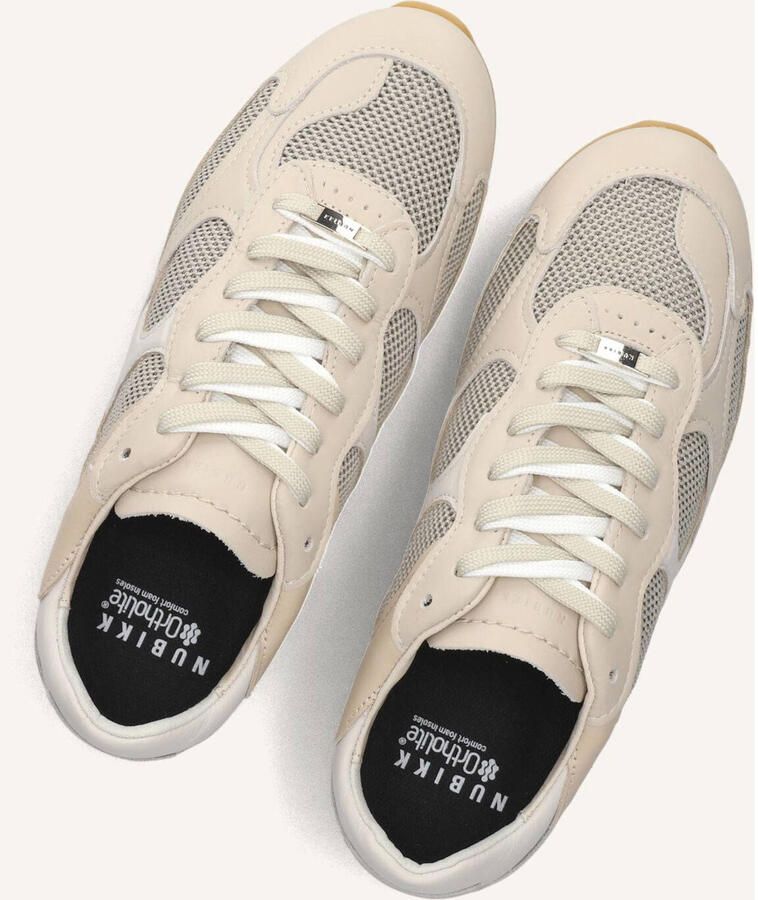 NUBIKK Lage Sneakers Dames Riley Morgan Leer Beige - Foto 4