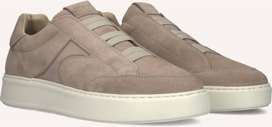 NUBIKK Lage Sneakers Heren Vick Ease Suède Taupe - Foto 3