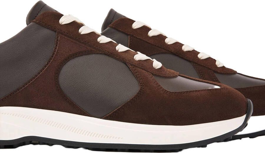 Nubikk Finn Rio dk brown combi Bruin - Foto 3
