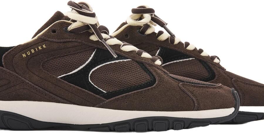 Nubikk suède sneakers donkerbruin - Foto 2