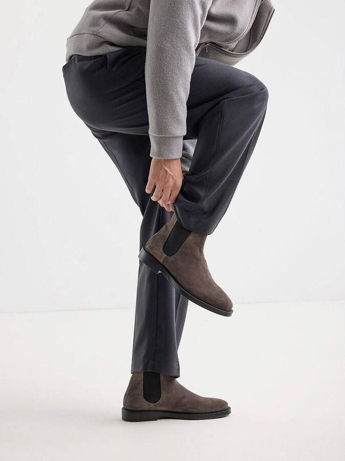 NUBIKK Chelsea Boots Heren Tucson Rai Maat: 42 Materiaal: Suède Kleur: Grijs - Foto 3