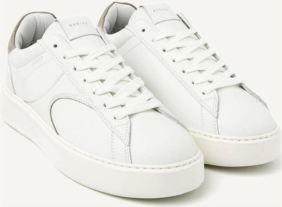 NUBIKK Lage Sneakers Heren Vic Cosmo Maat: 44 Materiaal: Leer Kleur: Wit - Foto 3