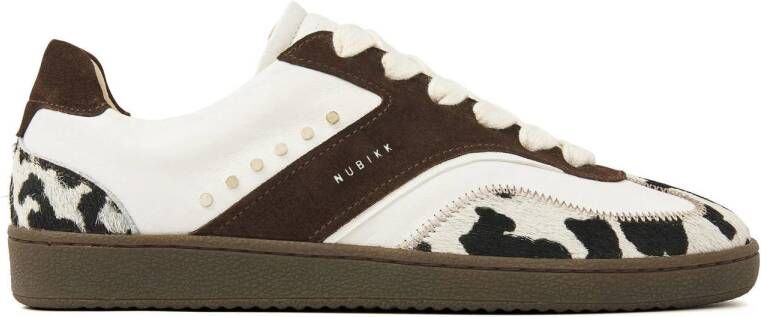NUBIKK Lage Sneakers Dames Ray Owen Studs Maat: 39 Materiaal: Suède Kleur: Bruin