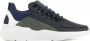 Nubikk Roque Royal nubuck sneakers zwart blauw - Thumbnail 1