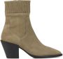 Bruin Tinten Romee Rock Enkellaarsjes Enkelboots met rits Dames Taupe - Thumbnail 2