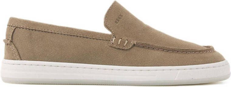 Nubikk suède loafers taupe