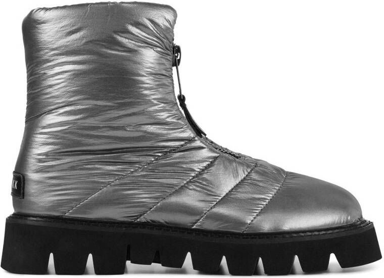 Nubikk Yeti enkelboots zilver