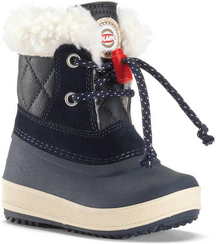 Olang Ape snowboots donkerblauw kids Imitatieleer 23-24