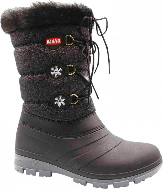 Olang Patty Lux Snowboot Zwart Zilver