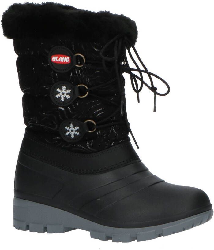 Olang Patty Lux Snowboot Zwart Zilver