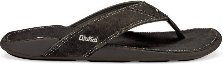 Olukai Nui Teenslippers Zomer slippers Heren Grijs