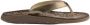 Olukai Paniolo Slippers Dames leren sandalen Bronze Dk Java - Thumbnail 1
