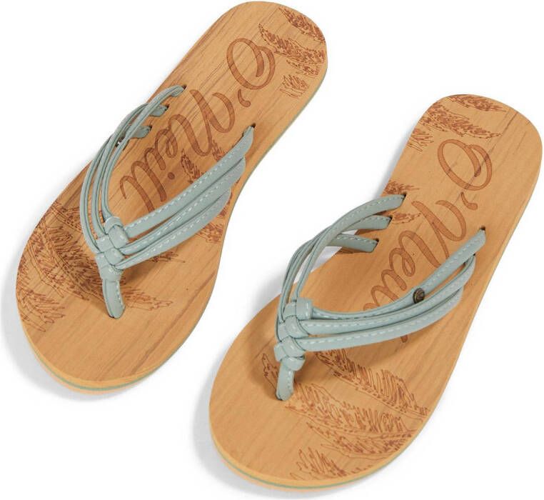 O'Neill Ditsy Sandals teenslippers grijsgroen Meisjes Imitatieleer 31