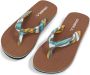 O'Neill Ditsy Sun Sandals teenslippers met blauw geel Meisjes Textiel 32 - Thumbnail 1