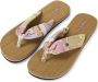 O'Neill Ditsy Sun teenslippers met allover print geel roze - Thumbnail 1