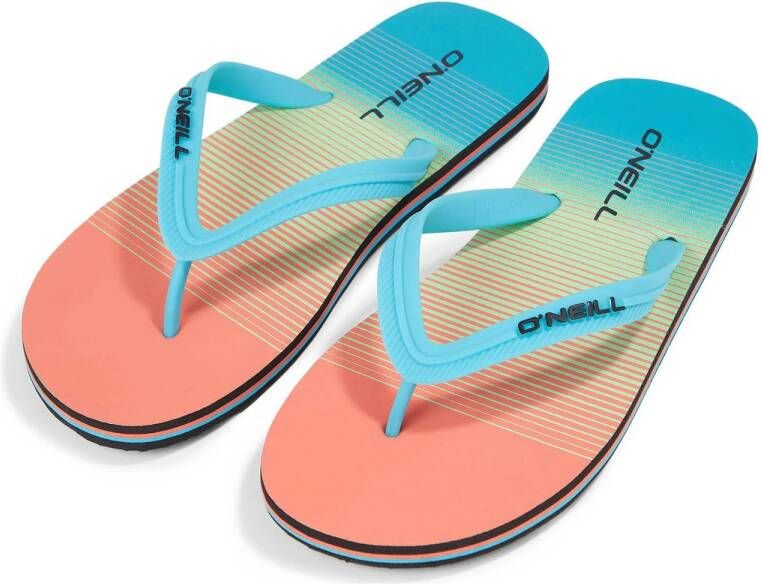 O'Neill Footwear teenslippers aqua oranje